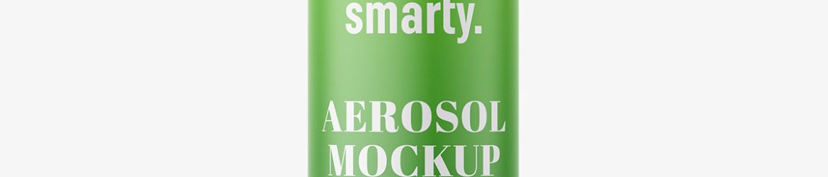Aerosol bottle mock-up