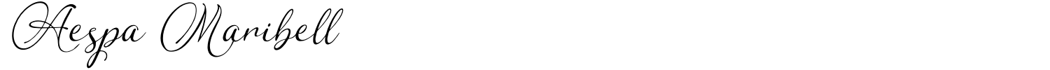 Aespa Maribell Font