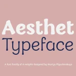 Aesthet Font Family