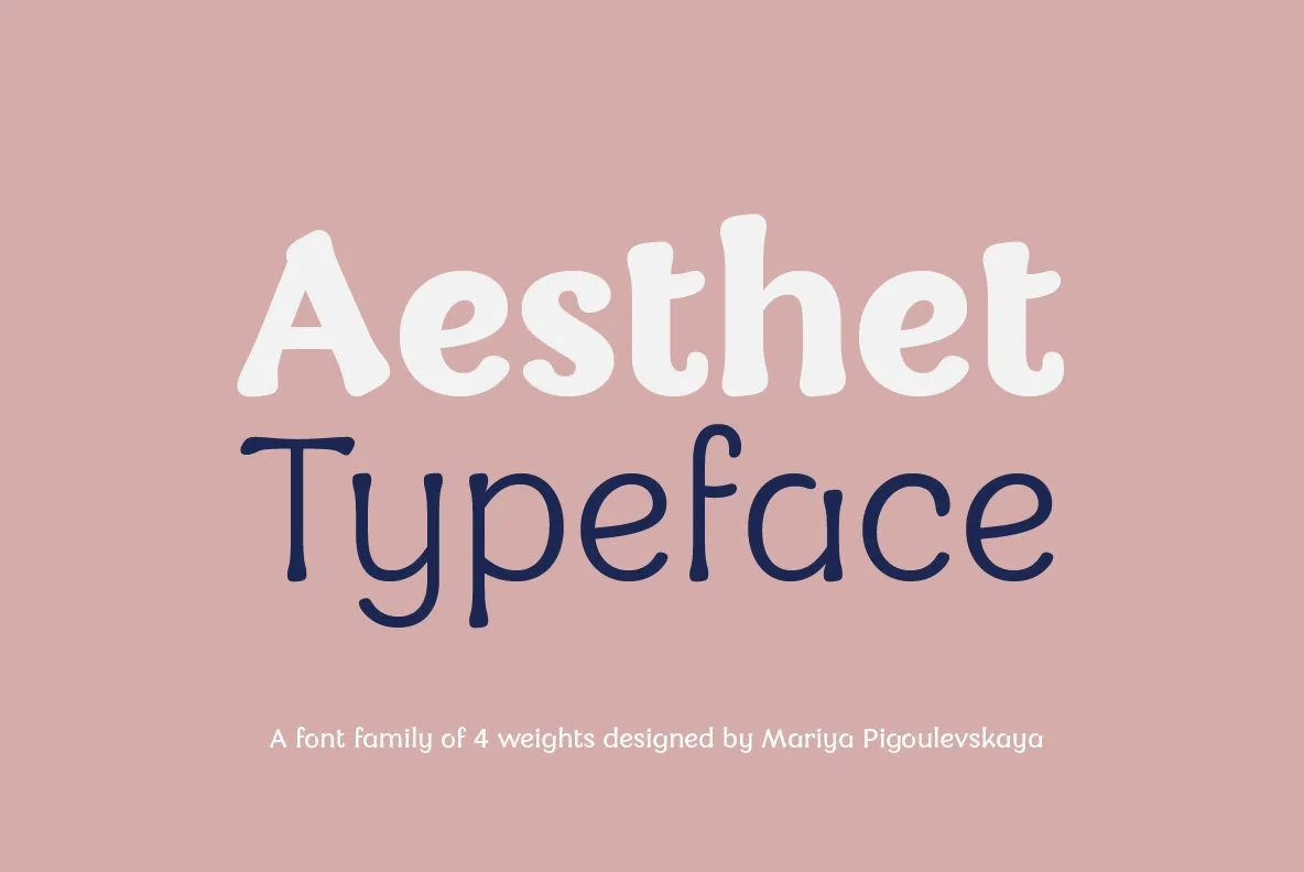 Aesthet Font Family