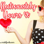 Affectionately Yours Font