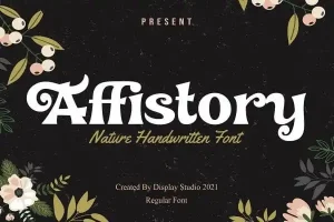 Affistory Display Font
