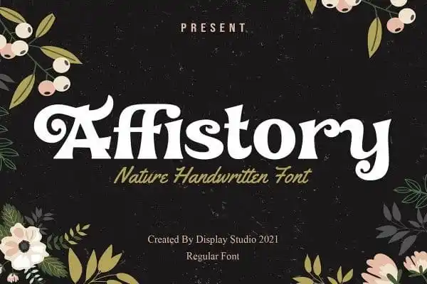 Affistory Display Font