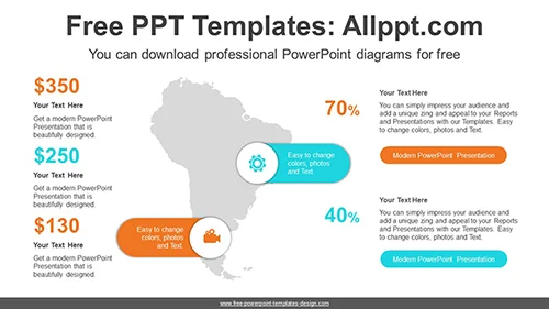 Africa Map PowerPoint Diagram