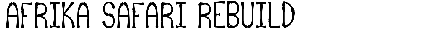 Afrika Safari Rebuild Font