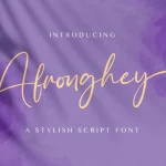 Afronghey Script Font