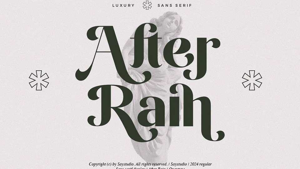 After Rain Font › Fontesk