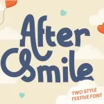 After Smile Display Font