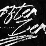 After Zero Font - Fonte Grátis After Zero Font