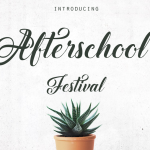 Afterschool Festival Font