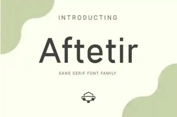 Aftetir Sans Serif Font
