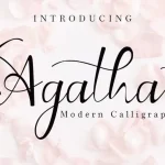 Agatha Calligraphy Font