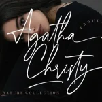 Agatha Christy Script Font - Fonte Grátis Agatha Christy Script Font