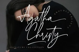 Agatha Christy Script Font