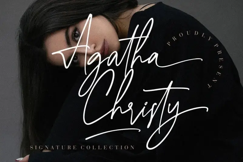 Agatha Christy Script Font