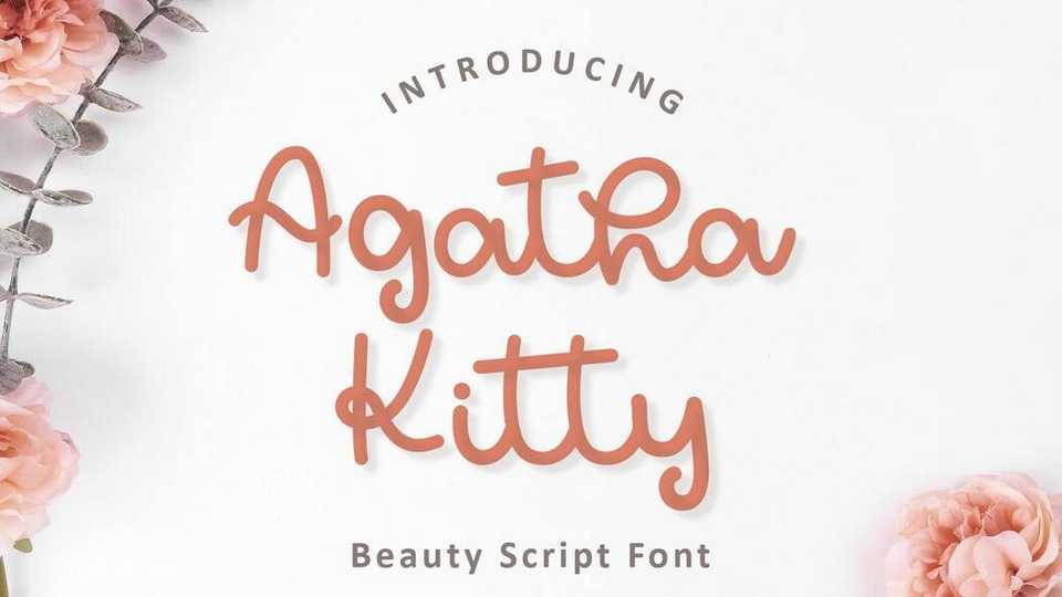 Agatha Kitty Font › Fontesk