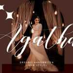 Agatha Script Font › Fontesk