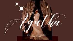 Agatha Script Font › Fontesk