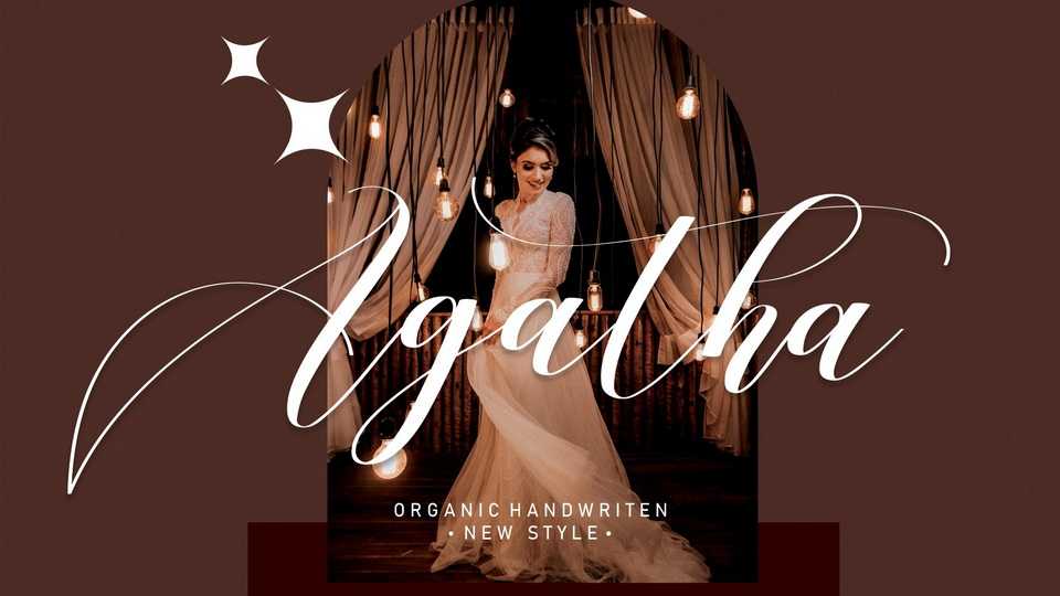 Agatha Script Font › Fontesk