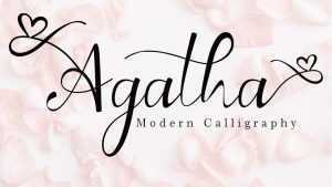 Agatha Script Font › Fontesk