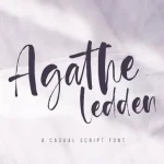 Agathe Ledden Script Font