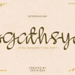 Agathsya Script Font