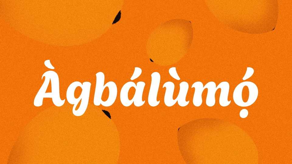 Agbalumo Font › Fontesk
