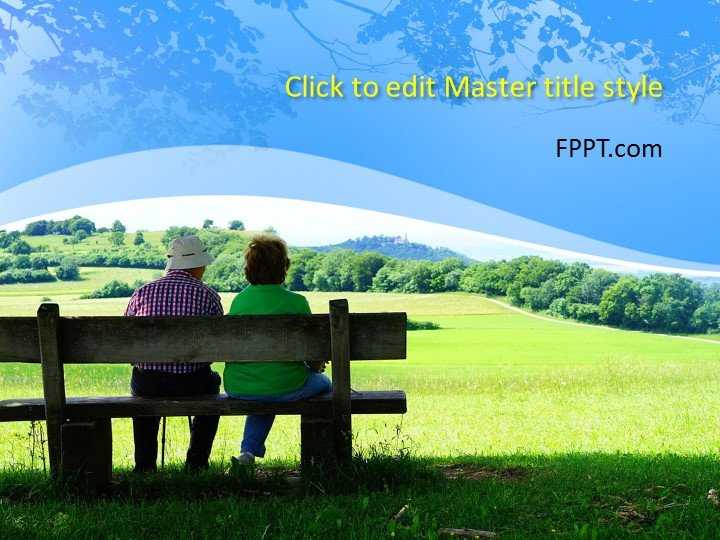 Aged People PowerPoint Template