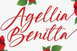 Agellia Benitta Calligraphy Font