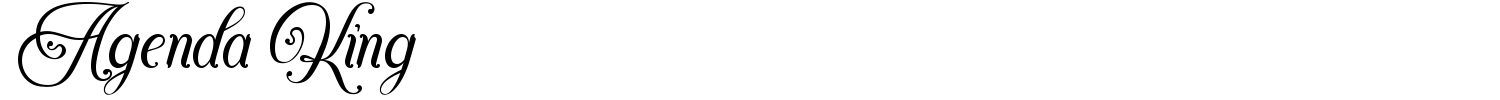 Agenda King Font