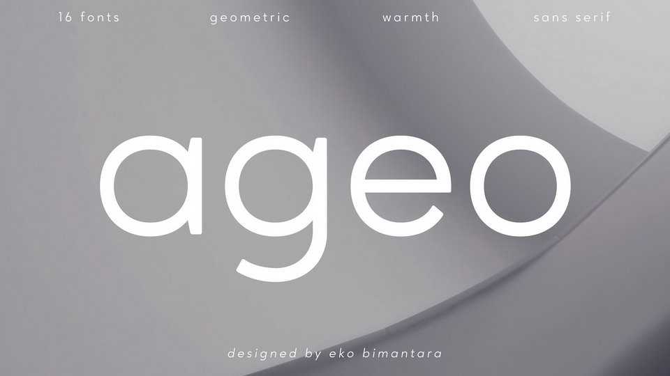 Ageo Font Family › Fontesk