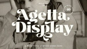 Agetta Display Font › Fontesk