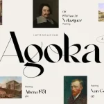 Agoka Serif Font - Fonte Grátis Agoka Serif Font