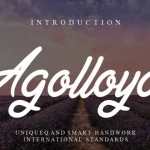 Agolloya Handwritten Font