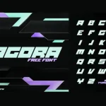 Agora Free Font - Fonte Grátis Agora Free Font