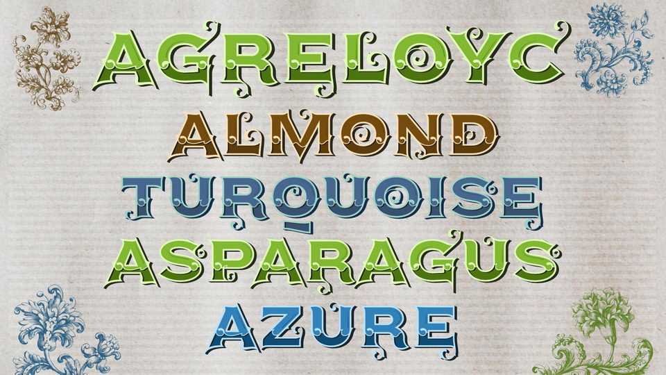 Agreloyc Font › Fontesk