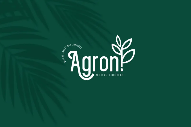 Agron Display Font