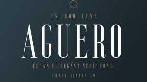 Aguero Serif Font › Fontesk