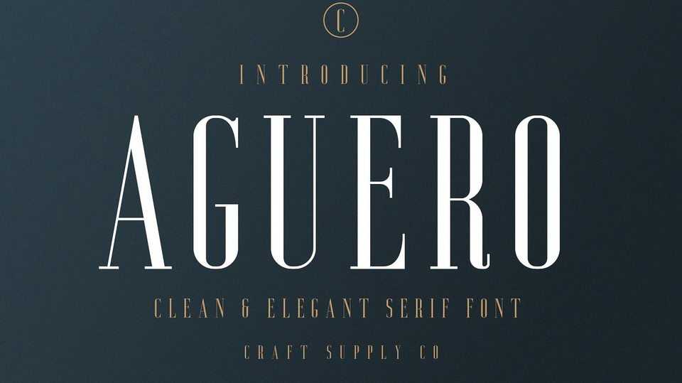 Aguero Serif Font › Fontesk