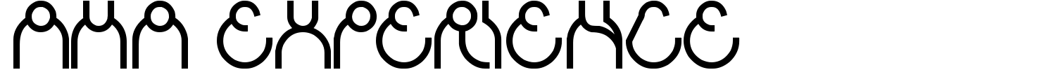 Aha Experience Font