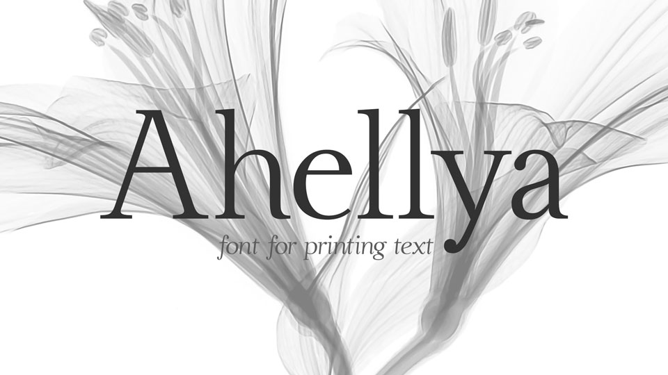 Ahellya Font Family › Fontesk