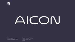 Aicon Font Family › Fontesk