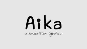 Aika Font Family › Fontesk