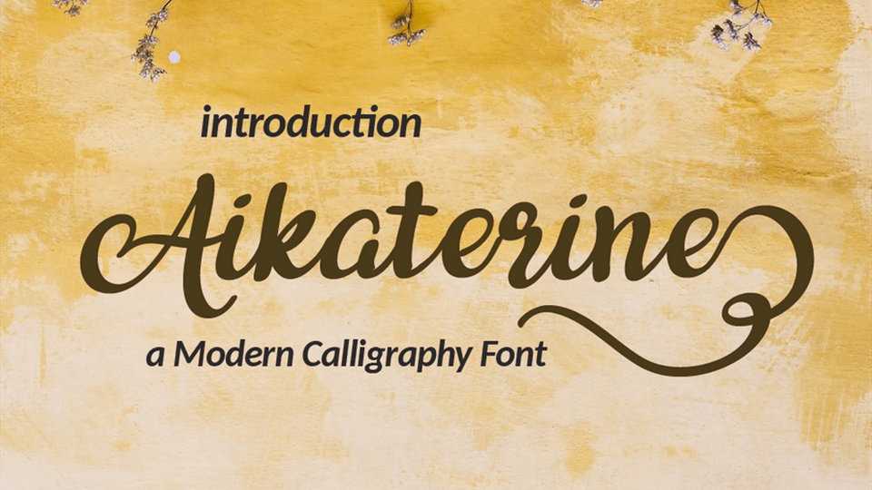Aikaterine Font › Fontesk