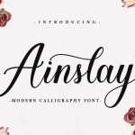 Ainslay Script Font