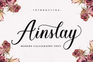 Ainslay Script Font