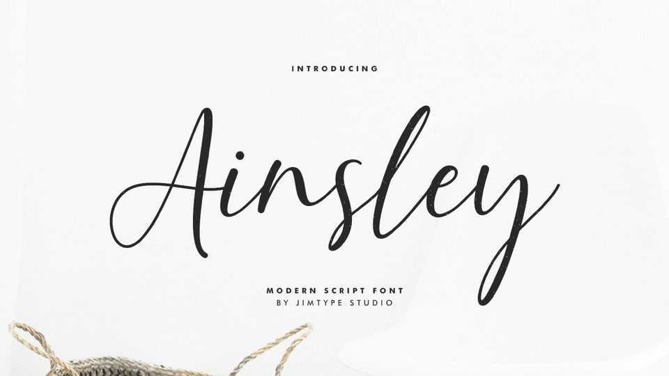 Ainsley Script Font › Fontesk