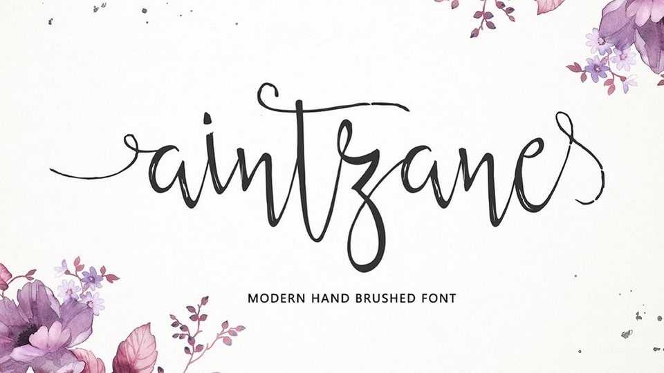 Aintzane Script Font › Fontesk