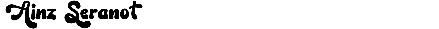Ainz Seranot Font
