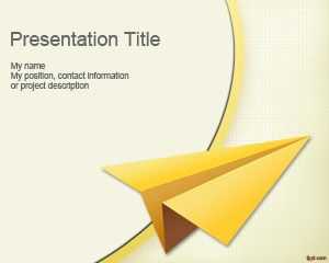 Aircraft Paper PowerPoint Template